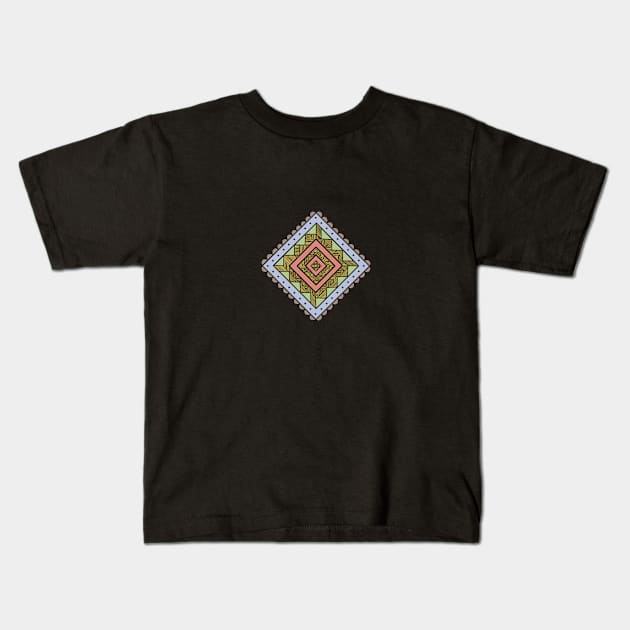 Colorful Pattern design Kids T-Shirt by Ddalaland